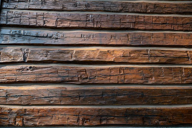 2" Hand-Hewn Skins (stained)