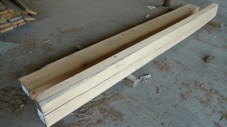 Bandsawn Douglas Fir Mantel