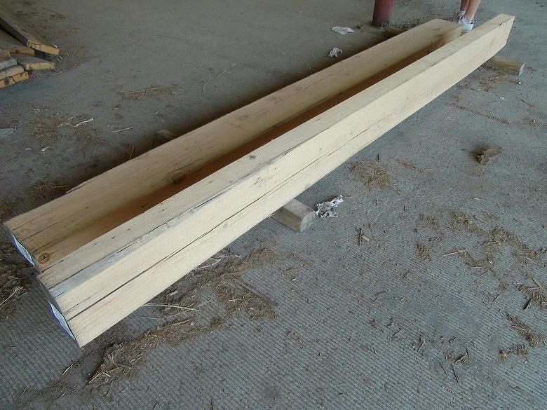 Bandsawn Douglas Fir Mantel