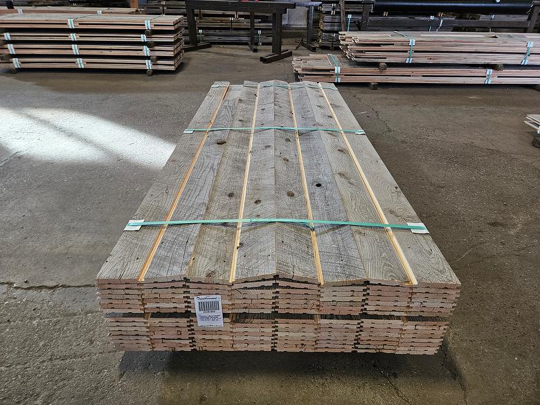 bc# 181989 - .72" x 4.625" NatureAged Gray Shiplap Lumber[Classic] - 368.00 sf - 2' to 8' - Photo #321697