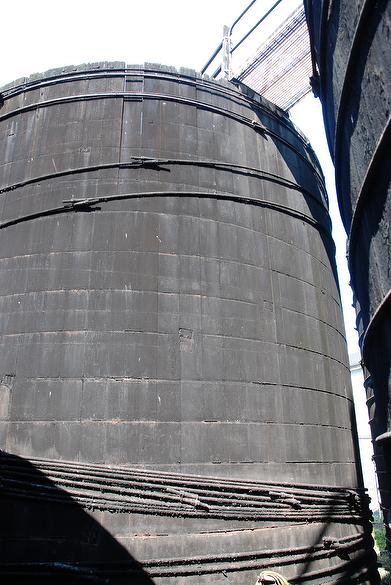 Tanks Standing (Large tanks are about 20' high and 24' diameter)
