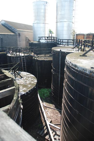 Tanks Standing (Large tanks are about 20â high and 24â diameter)