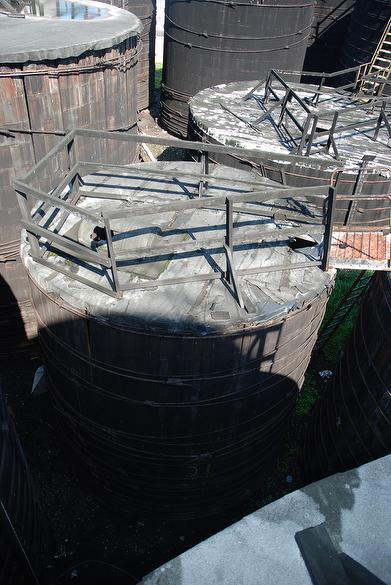 Tanks Standing (Large tanks are about 20â high and 24â diameter)