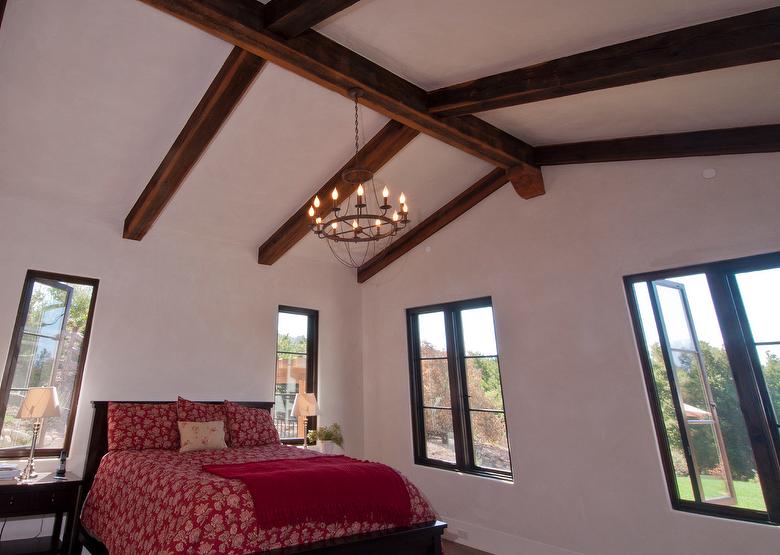 Douglas Fir Rustic Resawn Timbers and Ceiling - Santa Barbara, California