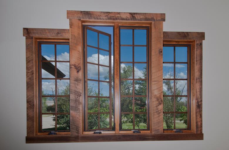 Weathered oak Window Trim