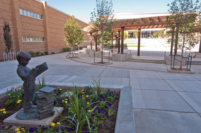 Canopy on BYU-Idaho Campus - Trestlewood II Reclaimed Timbers and Lumber - Rexburg, Idaho