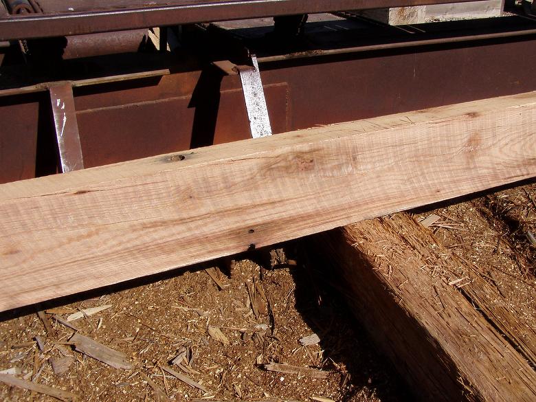 RubyOak and RubyHardwood Resawn Timbers (note bolt holes)