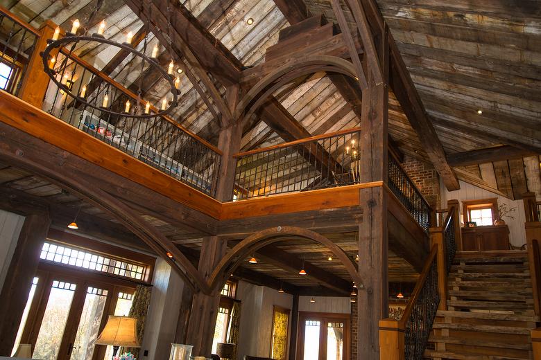 Reclaimed Weathered Timbers --Timbers & Ceiling