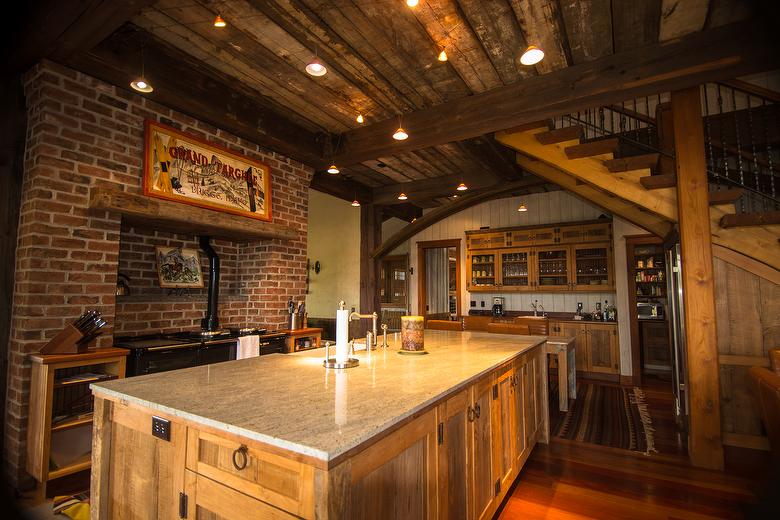 Reclaimed Weathered Timbers --Timbers & Ceiling