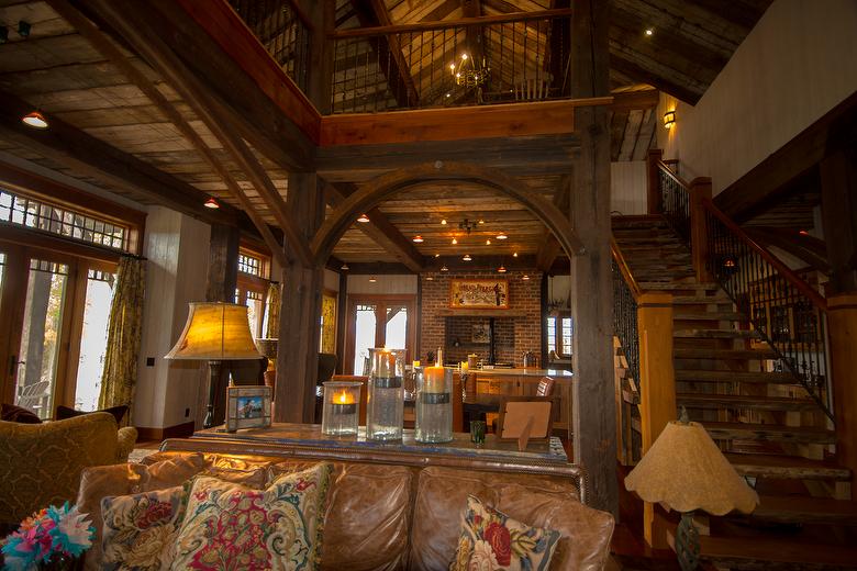 Reclaimed Weathered Timbers --Timbers & Ceiling