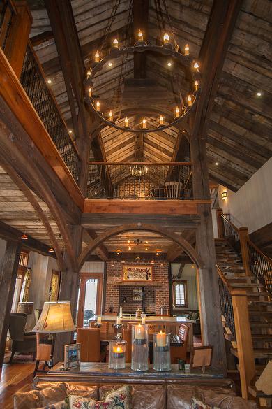 Reclaimed Weathered Timbers --Timbers & Ceiling