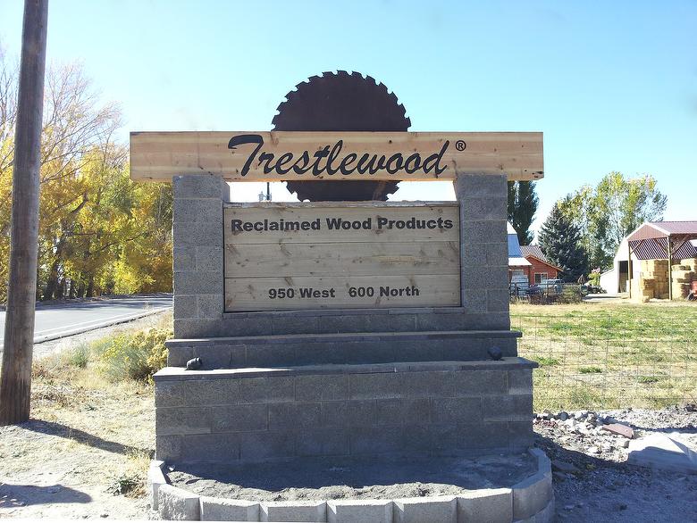 Sign at Brigham City, Utah Yard 