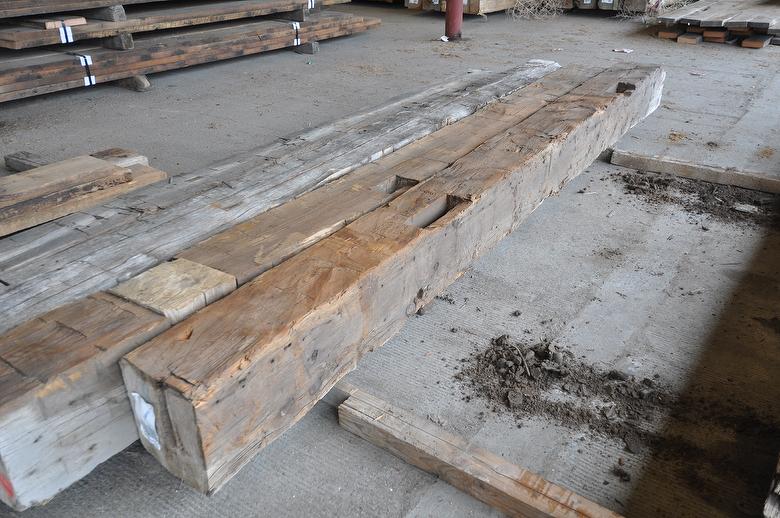 Hand-Hewn Timbers (10 x 10-11)