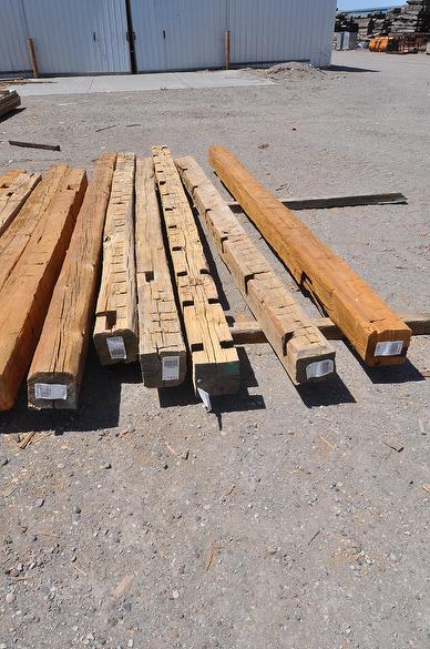 8 x 8 Hand-Hewn Timbers