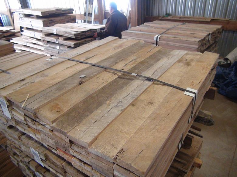 1" x 5" Hardwood Weathered KD Lumber