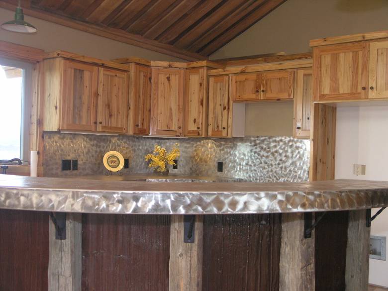 Photo 4307 Southern Yellow Pine Kitchen Cabinets