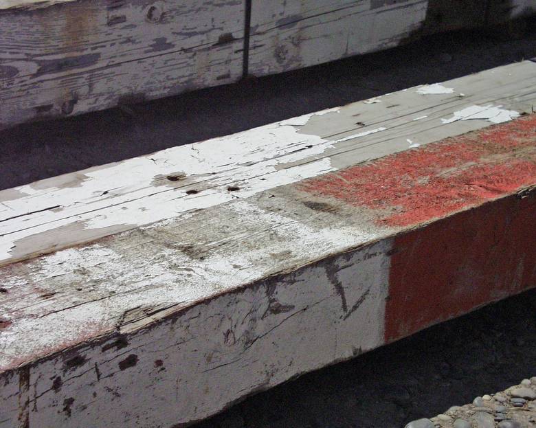 Weathered DF Timbers / Note the notches