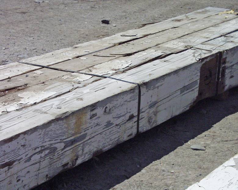 Weathered DF Timbers / Note the notches