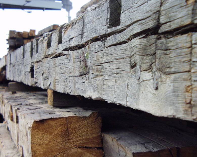 Hand Hewn Timbers