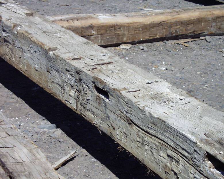 Hand Hewn Timbers