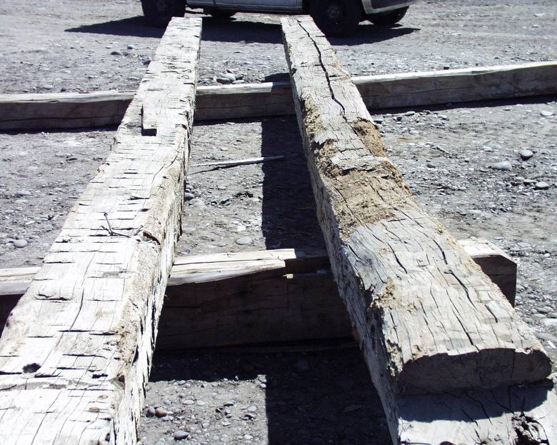 Hand Hewn Timbers