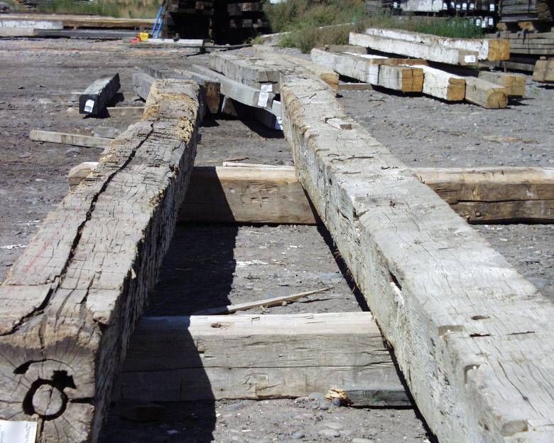 Hand Hewn Timbers