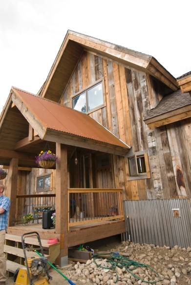 Brown and Gray Barnwood Siding