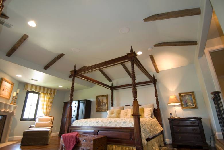 Weathered Timbers in Master Bedroom
