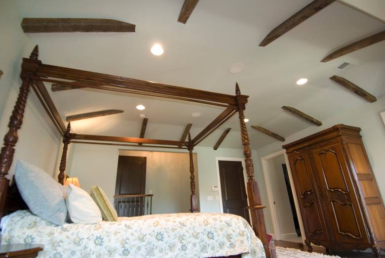 Weathered Timbers in Master Bedroom