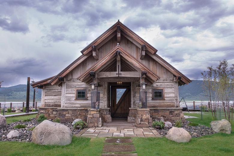 Gazebo Front:  Features H-H Skins, TWII C-S Lumber, TWII C-S Timbers