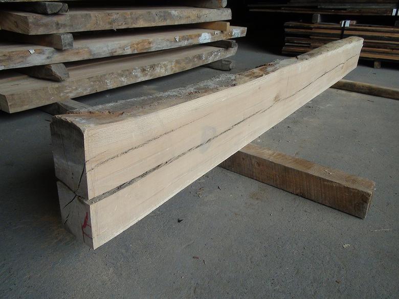 Unfinished Live-Edge Mantels