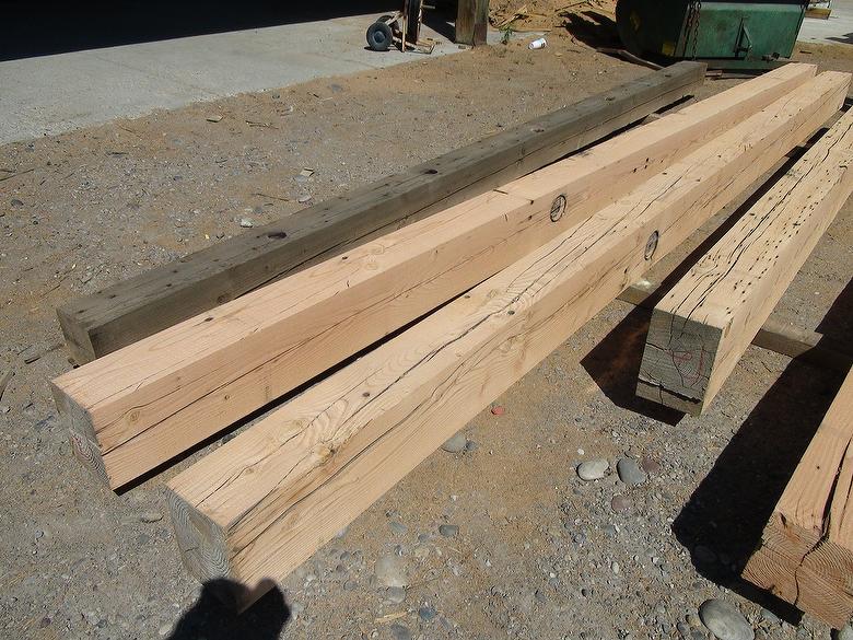 8 x 8 x 16 and 2 8 x 10 x 18' DF Band-Sawn Timber