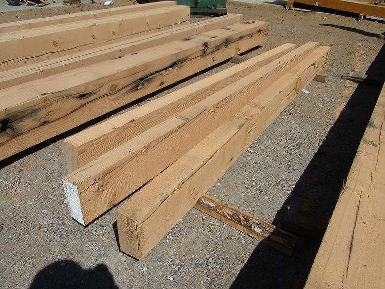 Douglas Fir Timbers --4 x 8 x 6-8' 