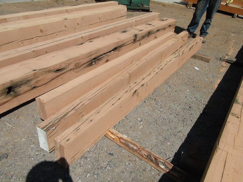 Douglas Fir Timbers --4 x 8 x 6-8' 