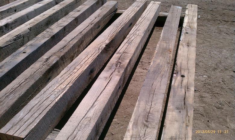 Mixed Hardwood (RubyHardwood/Other) Resawn Timbers (with weathering/juicing applied)