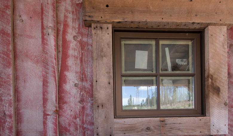 NatureAged Painted Red and White Barnwood - Colorado