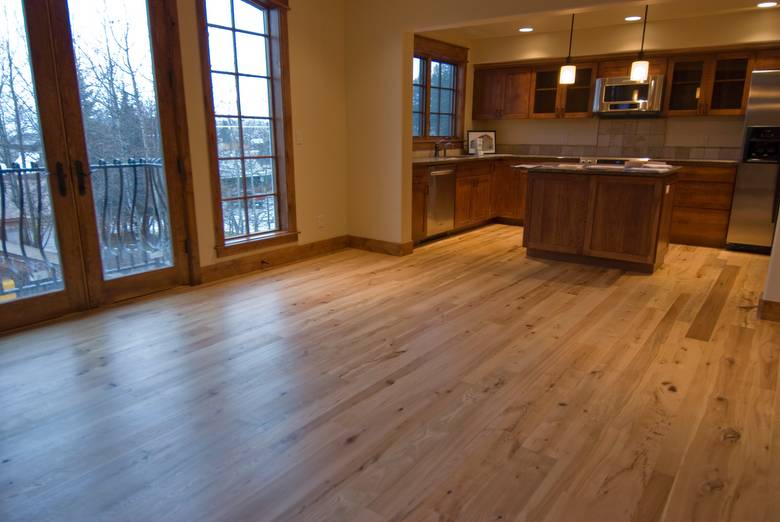 Trailblazer T&G Flooring / Mixed Hardwood--note the variety of colors and character