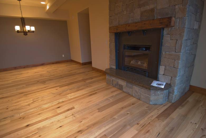Trailblazer T&G Flooring / Mixed Hardwood--note the variety of colors and character
