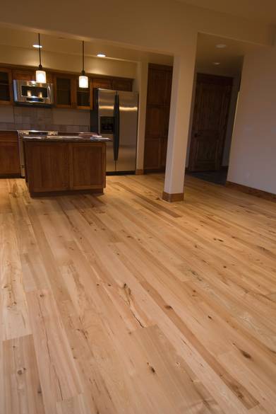 Trailblazer T&G Flooring / Mixed Hardwood--note the variety of colors and character