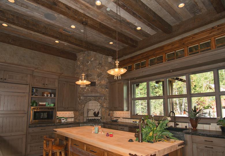 NatureAged Barnwood ceiling