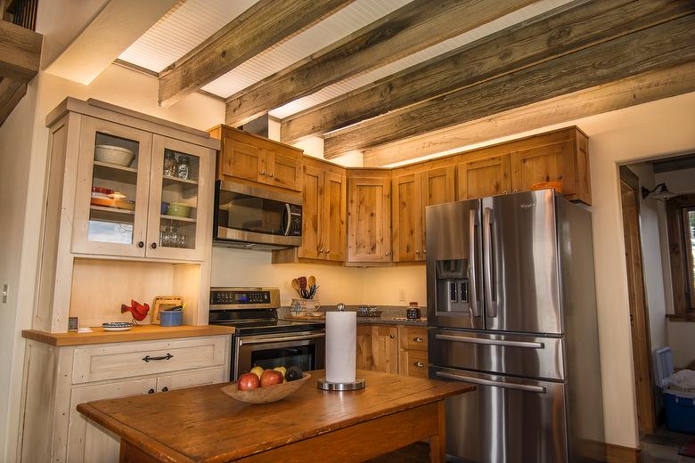 TWII Weathered Timbers and Lumber and TWII Resawn Finished Mantel - Colorado