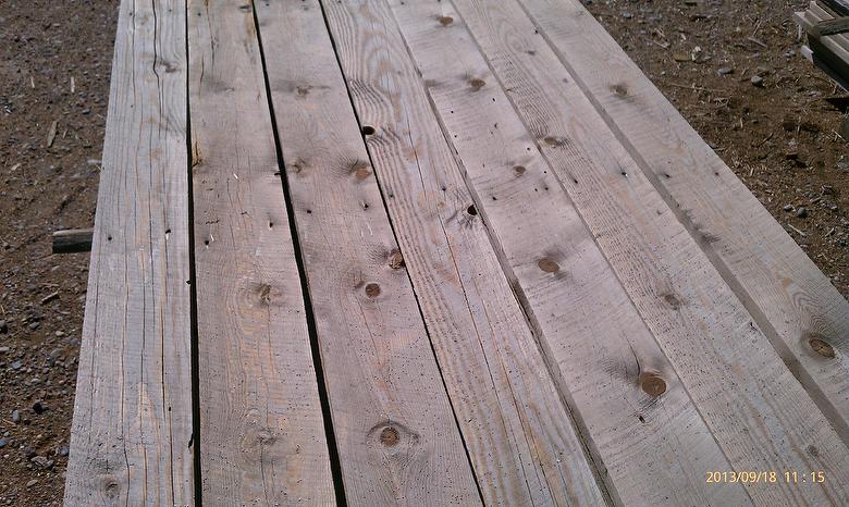 Weathered TWII and NatureAged Lumber