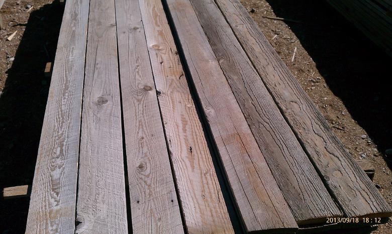 Weathered TWII and NatureAged Lumber