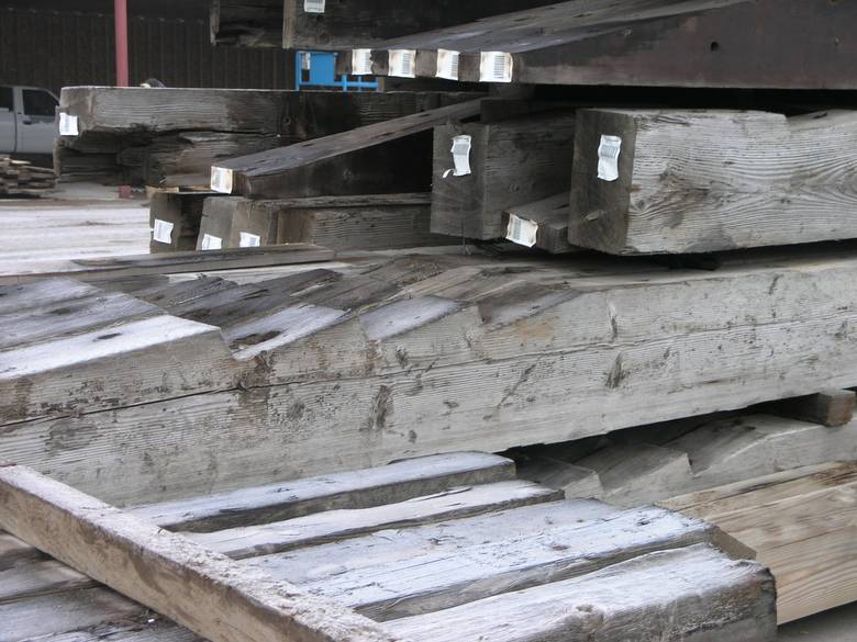 10x16 dry dock timbers / Notches