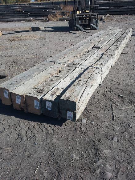 9-11 x 11-12 x 20-27' Hand-Hewn Timbers 