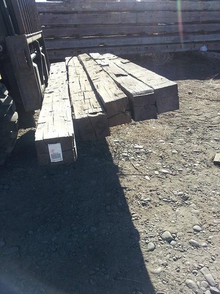 8 x 10 x 8-11' Hand-Hewn Timbers