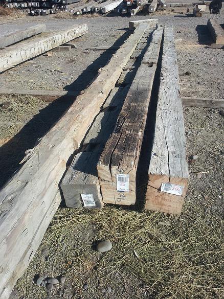 9-11 x 11-12 x 20-27' Hand-Hewn Timbers 