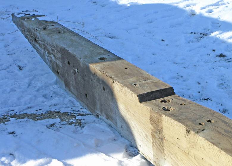 10x16 dry dock timbers / Tapered end