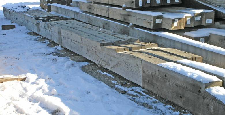 10x16 dry dock timbers / Notching