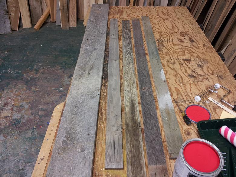 Reclaimed Gray Barnwood (To be Painted)